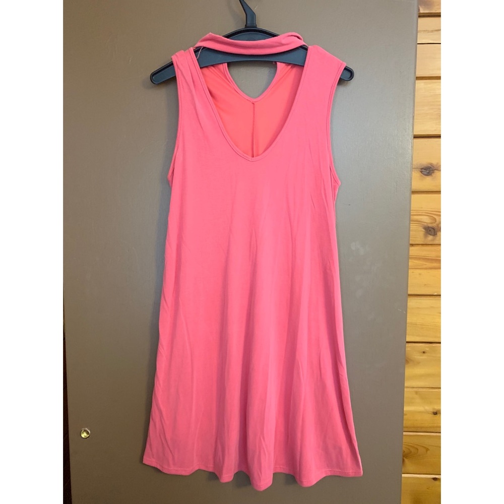 Pink/Peach choker dress